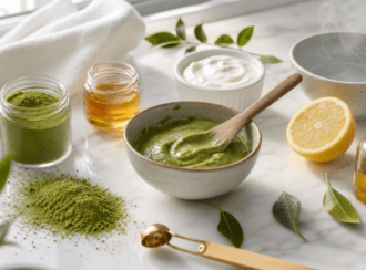 Masque éclat au Matcha en 10 mn