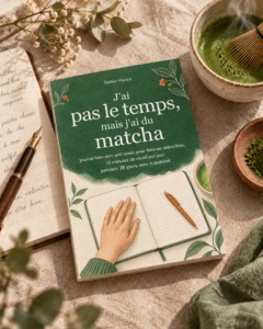 Le carnet " J'ai pas le temps mais j'ai du matcha"